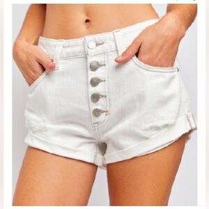 Free People Romeo Rolled Cuff Cut Off Shorts